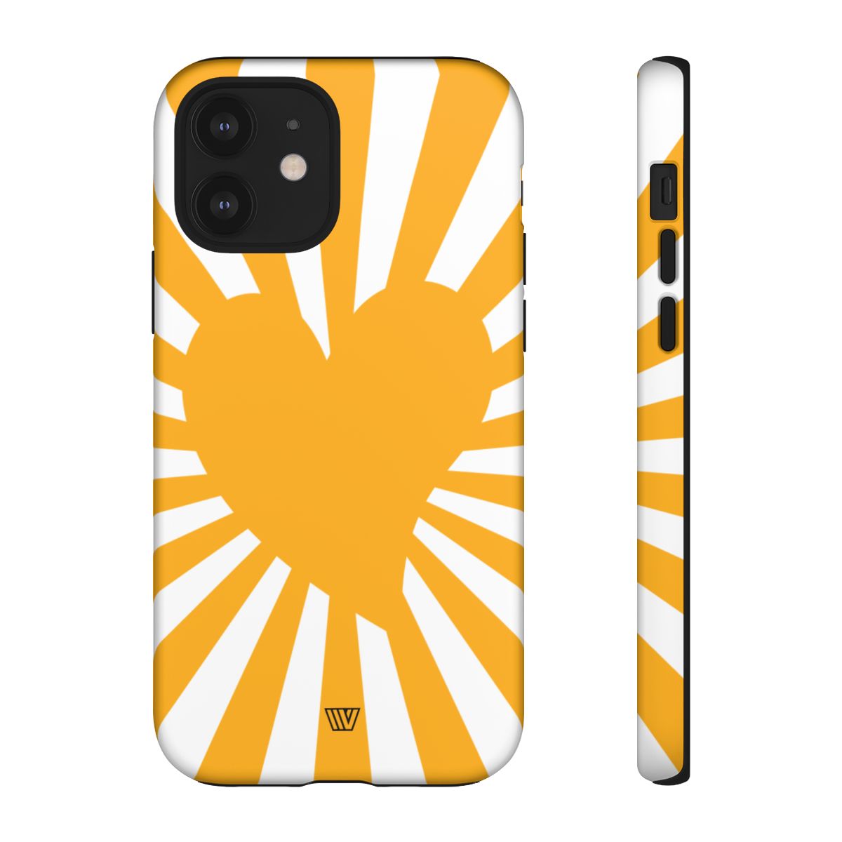 Heart Sun Rays Tough Phone Case with Impact Resistance
