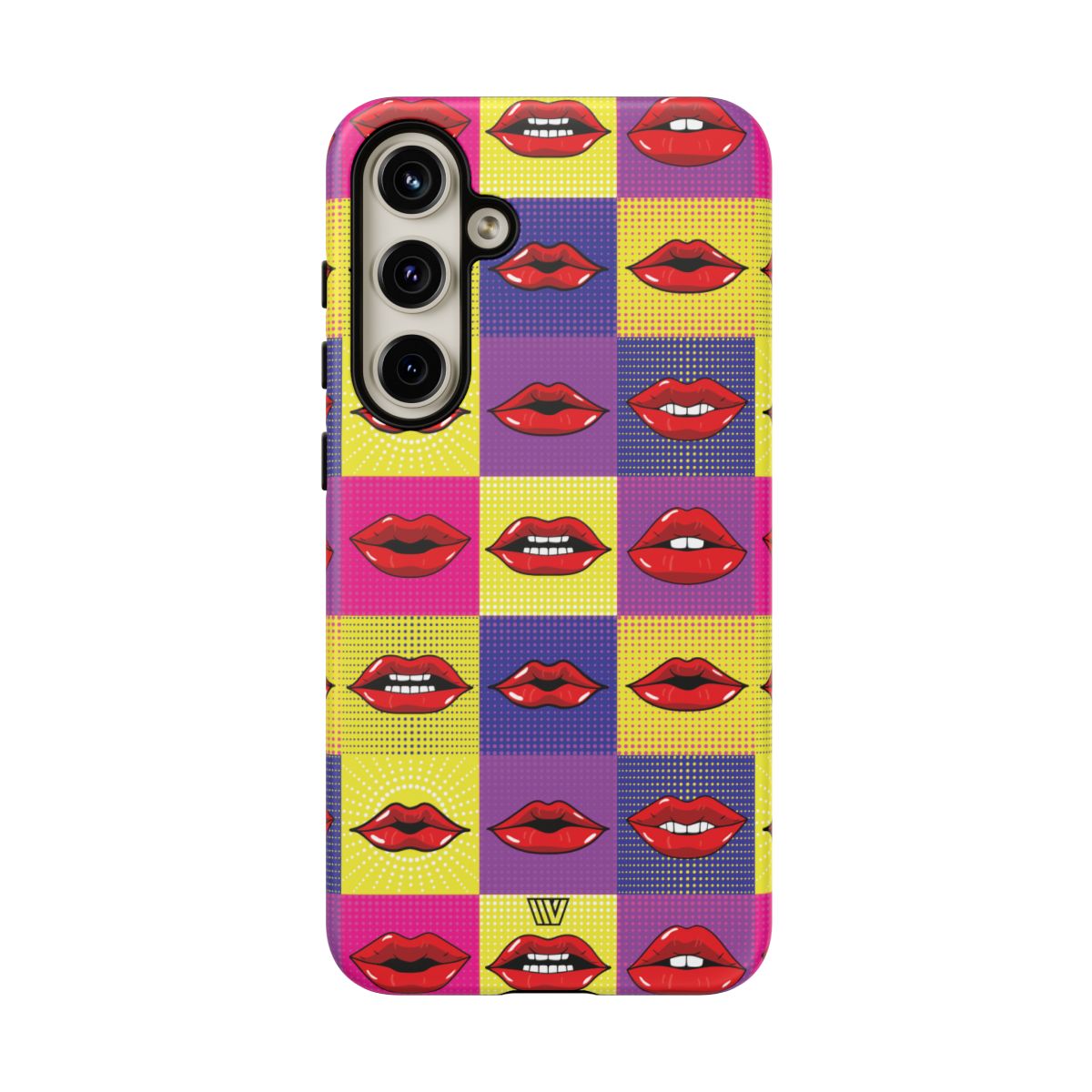 Tough Phone Case Dual-layer Protection POP ART LIPS