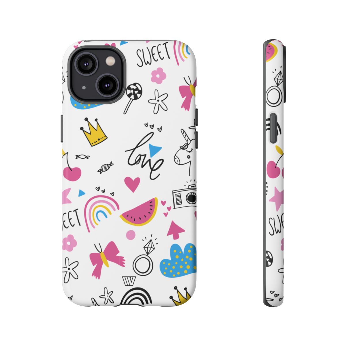 Tough Impact Resistant Phone Case SWEET LOVE