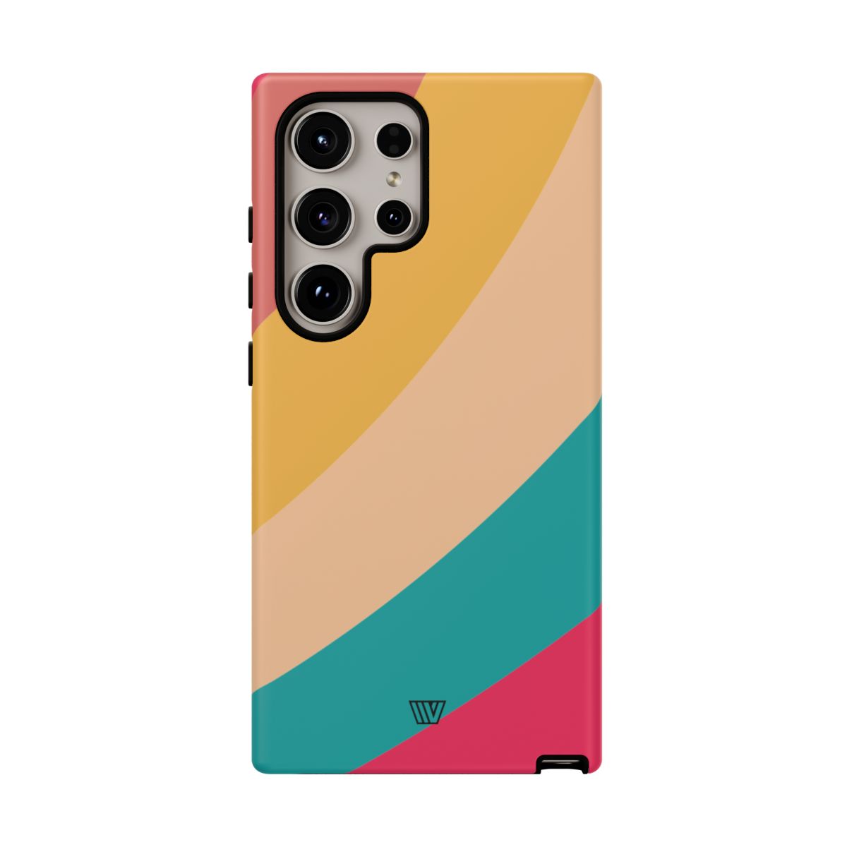 Rainbow Tough Phone Case Durable Impact-Resistant Shell SUMMER BY THE SEA