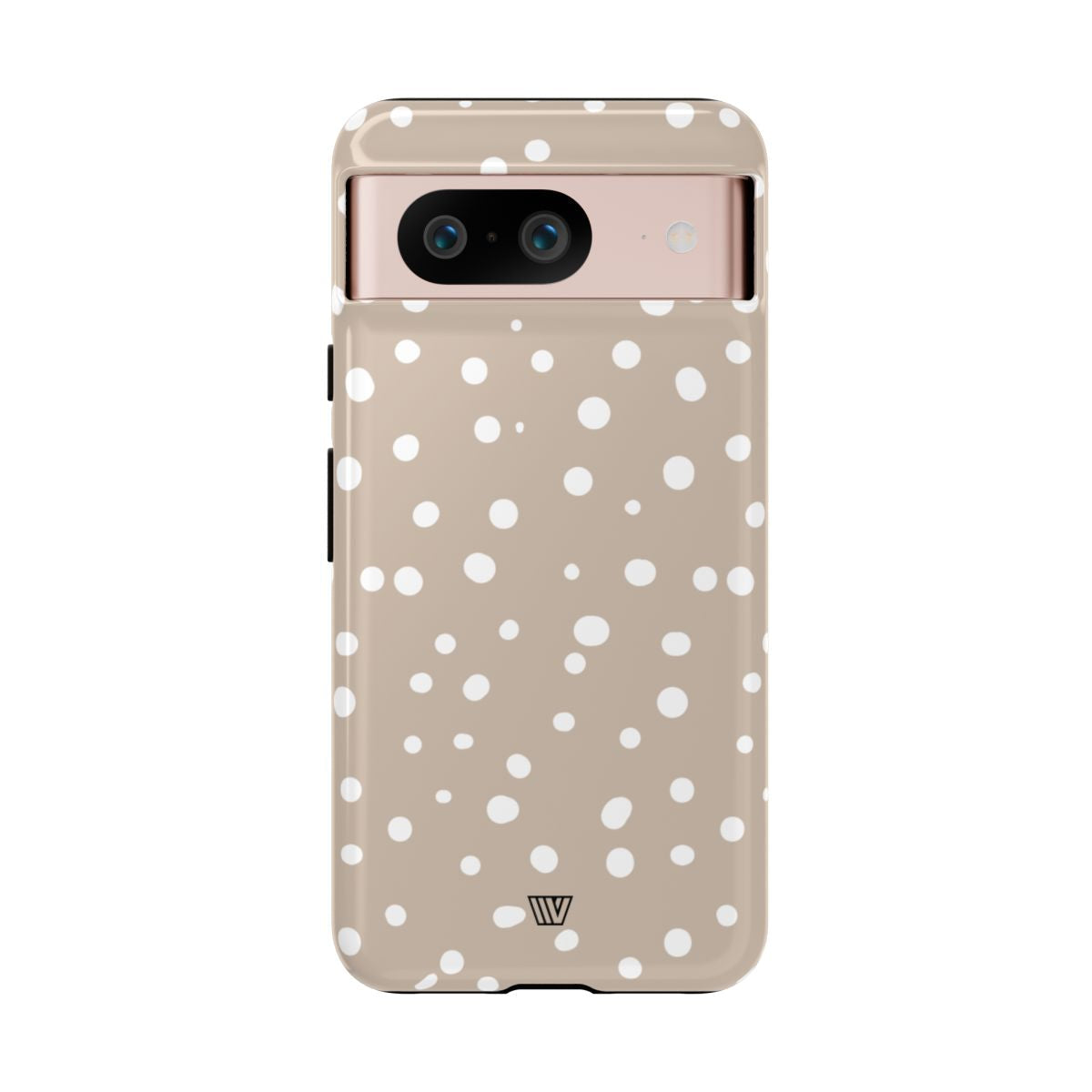 Beige Dots Tough Phone Case Dual-Layer Protective Shell Trovvve