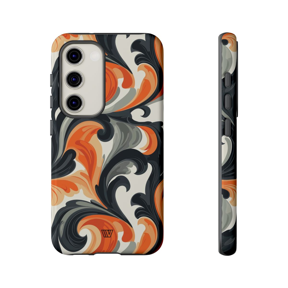 Tough Phone Case Baroque Swirl Polycarbonate Shell Trovvve