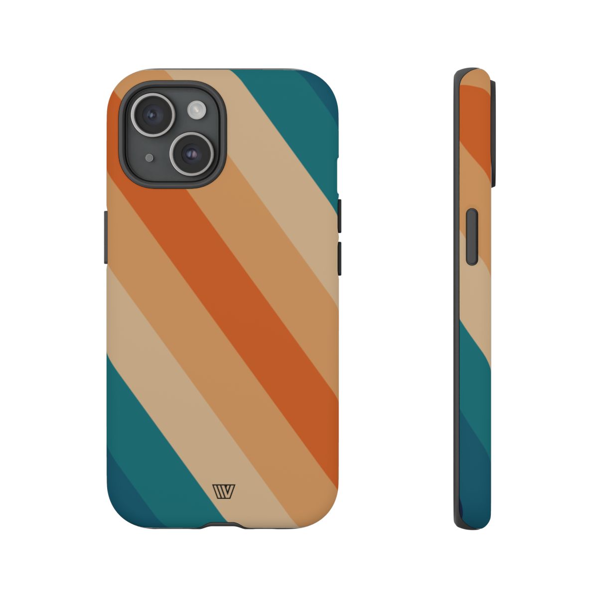 Retro Stripe Tough Phone Case 70s Style
