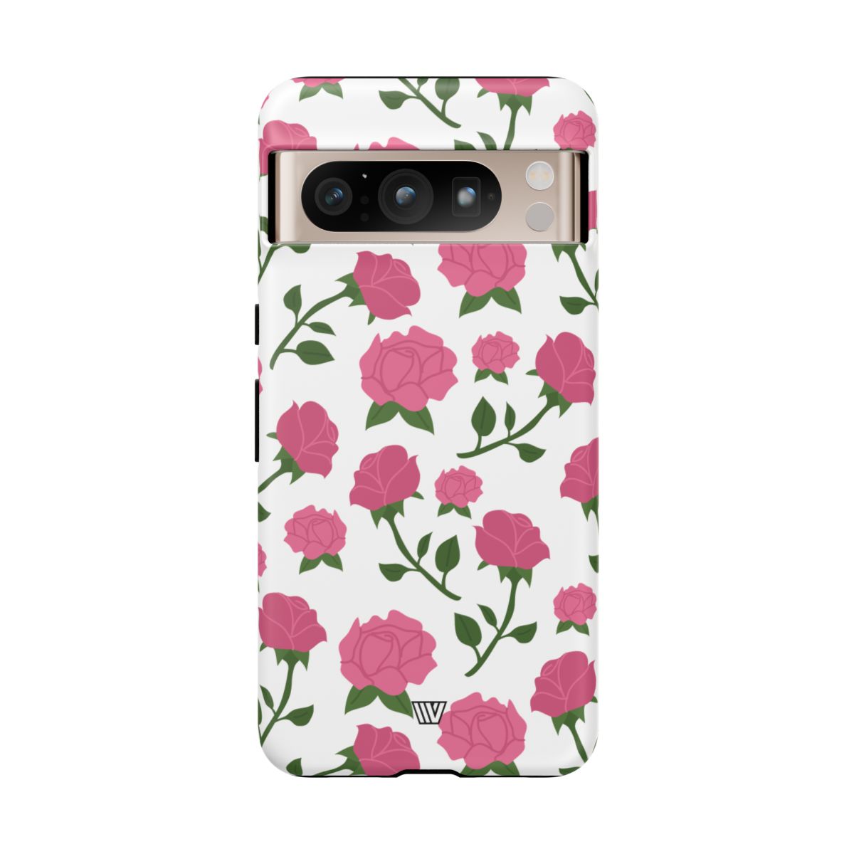 Pink Roses Tough Phone Case Dual-Layer Protective Trovvve
