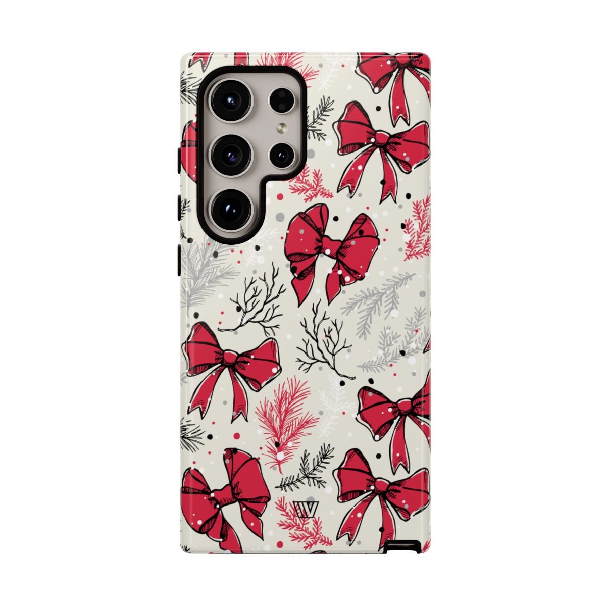 Tough Phone Case Impact-Resistant Dual Layer WINTER BOWS