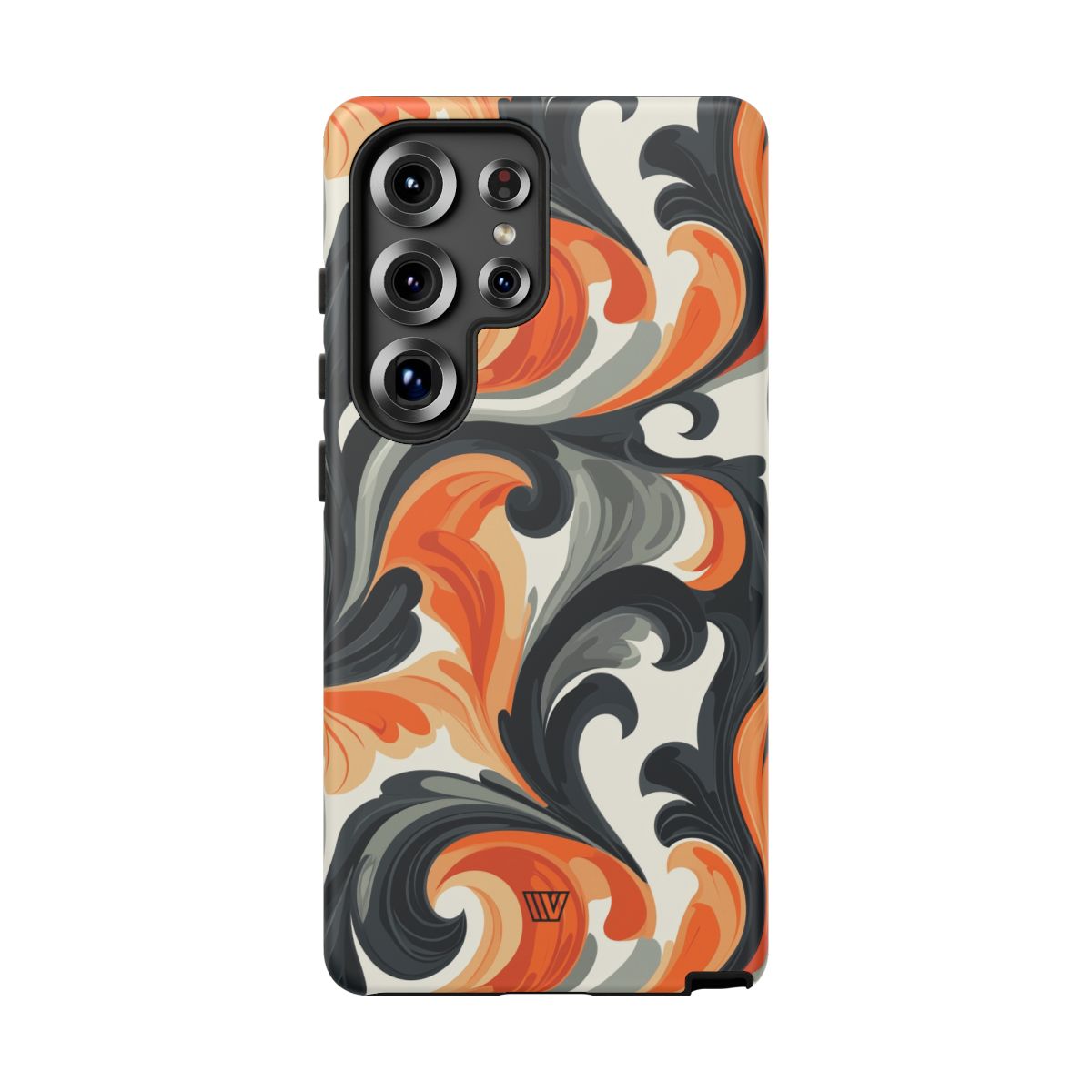 Tough Phone Case Baroque Swirl Polycarbonate Shell Trovvve