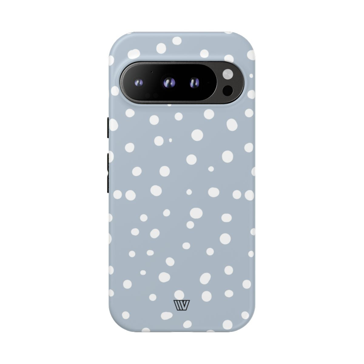 Blue Haze Dots Tough Phone Case Dual-Layer Protective Phone Case