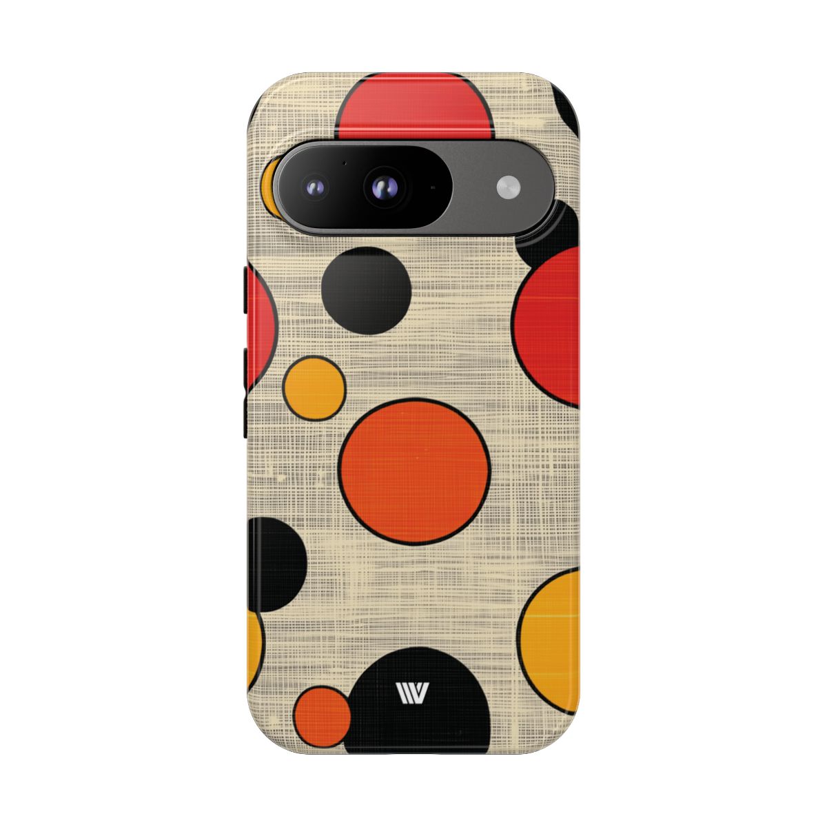 Tough Phone Case Mid-Century Dots Protective Cover