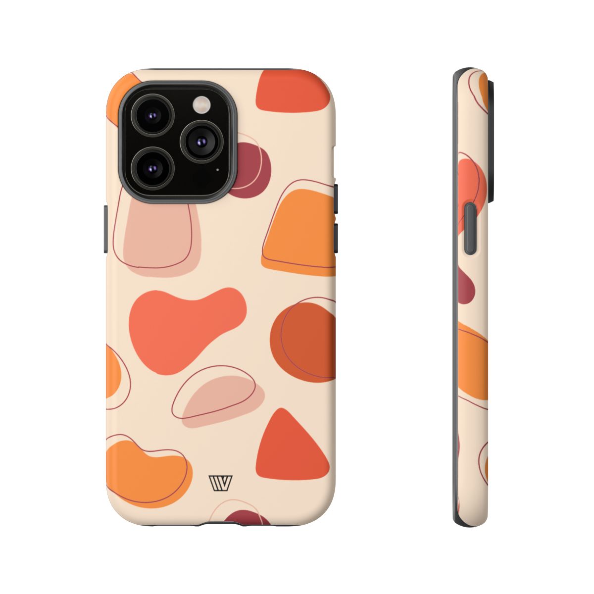 Tough Impact-Resistant Phone Case with Dual Layer WARM SHAPES