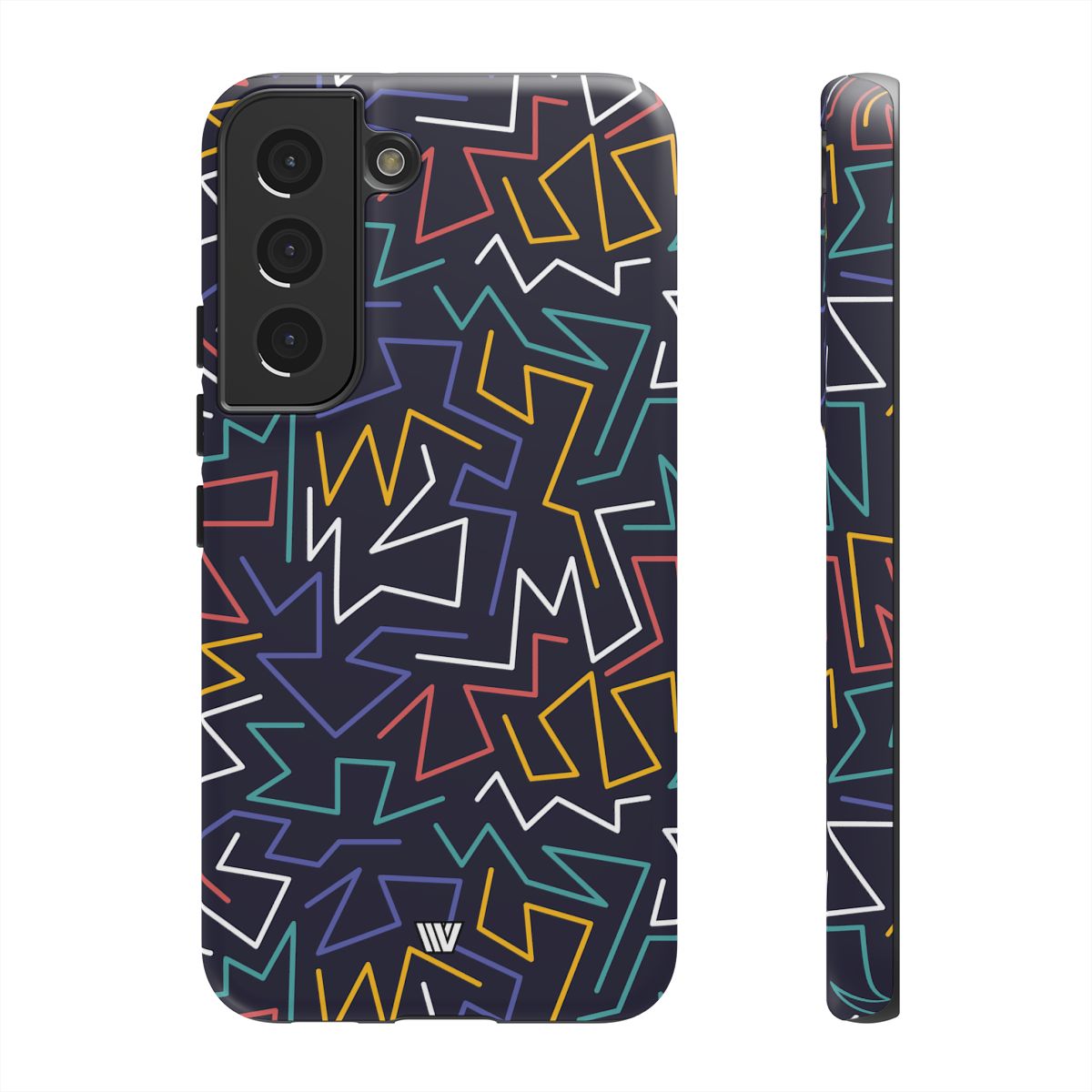 Tough Impact Resistant Phone Case ZIGZAG NIGHT