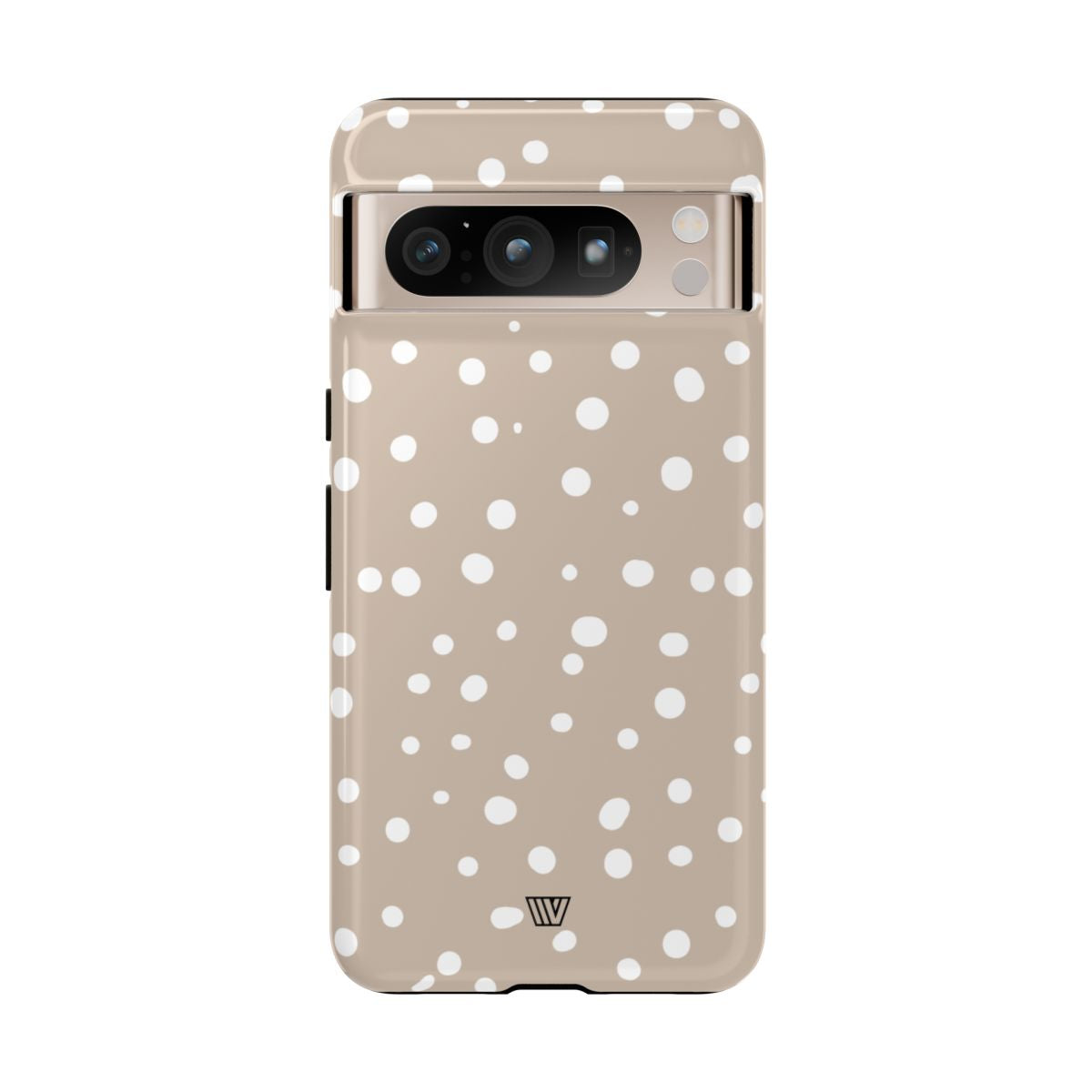 Beige Dots Tough Phone Case Dual-Layer Protective Shell Trovvve