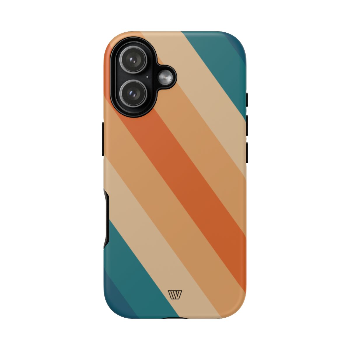Retro Stripe Tough Phone Case 70s Style