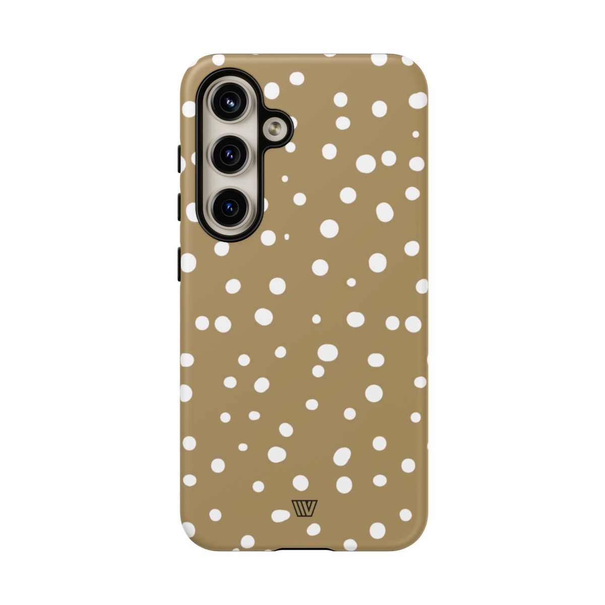 Dark Beige Dots Tough Phone Case