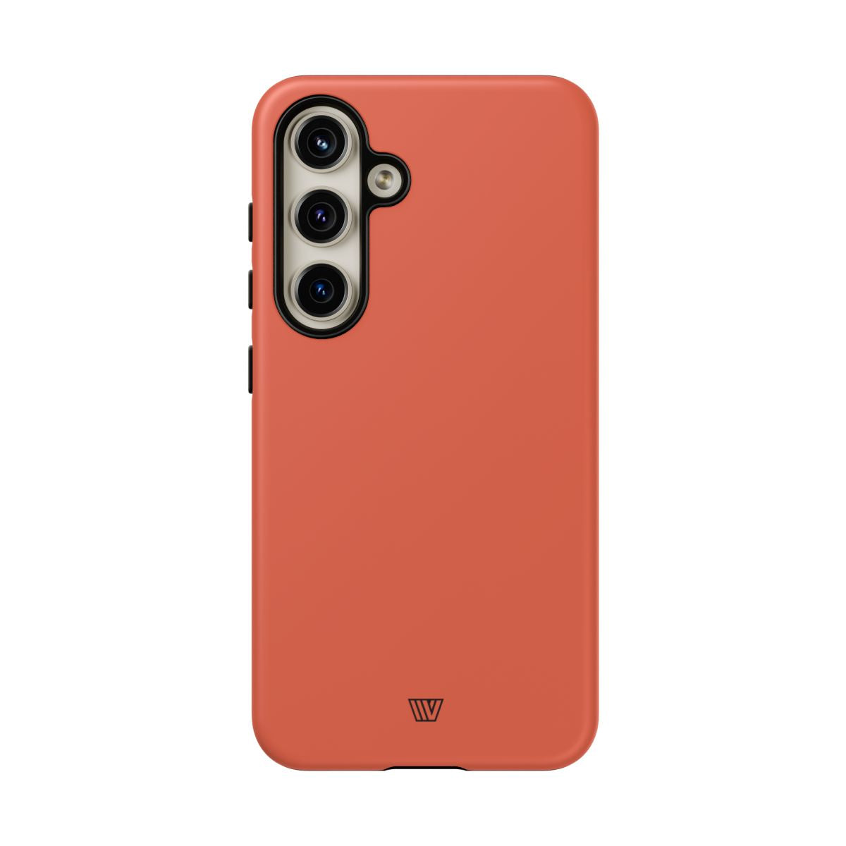 Burnt Sienna Tough Phone Case Dual-Layer Protection