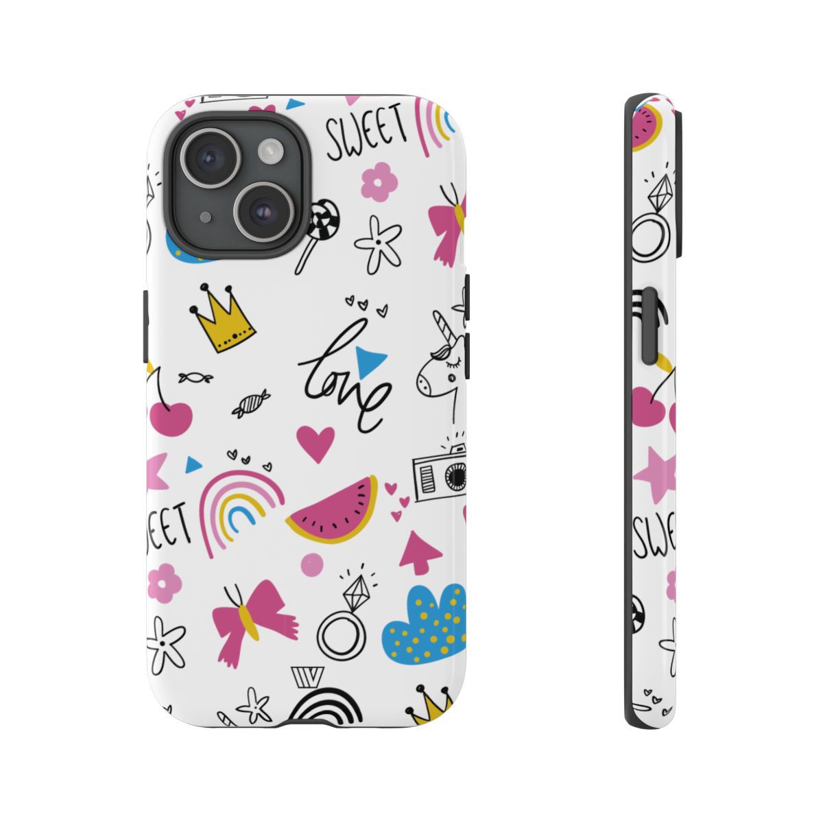 Tough Impact Resistant Phone Case SWEET LOVE
