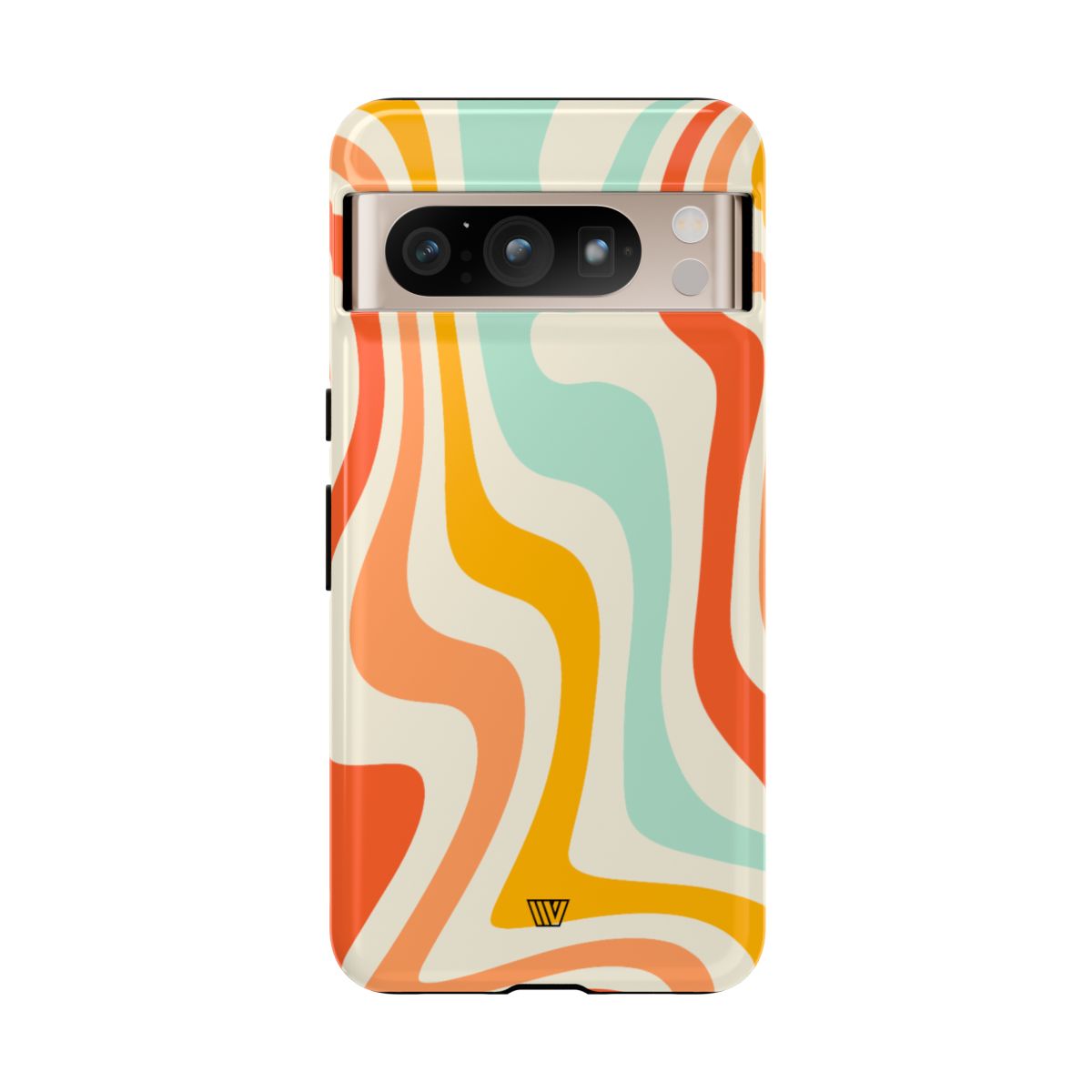 Retro Groovy Swirls Tough Phone Case