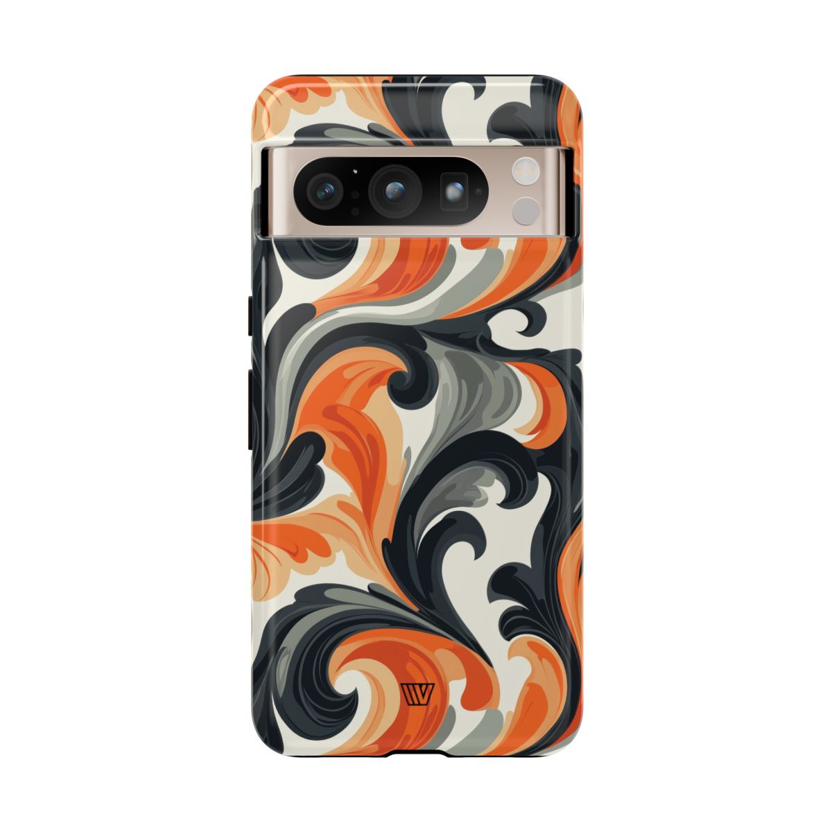 Tough Phone Case Baroque Swirl Polycarbonate Shell Trovvve