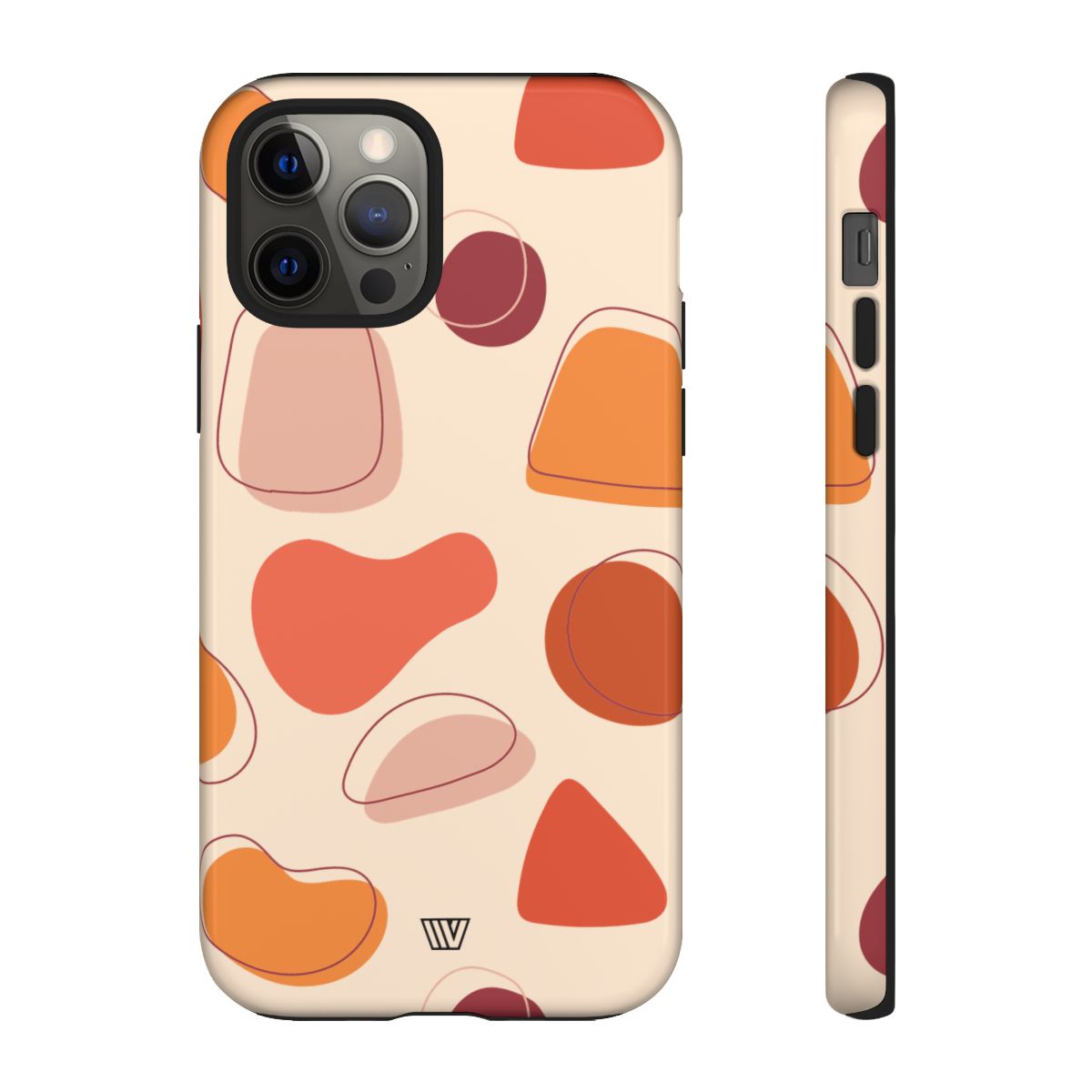 Tough Impact-Resistant Phone Case with Dual Layer WARM SHAPES