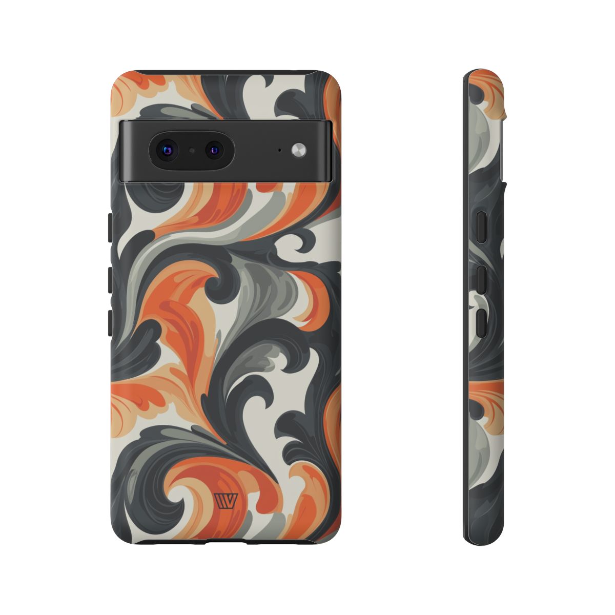 Tough Phone Case Baroque Swirl Polycarbonate Shell Trovvve