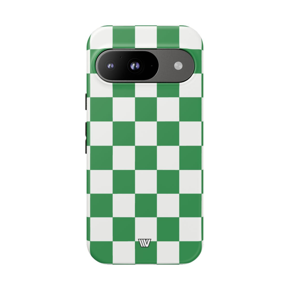 Green White Checkerboard Tough Phone Case