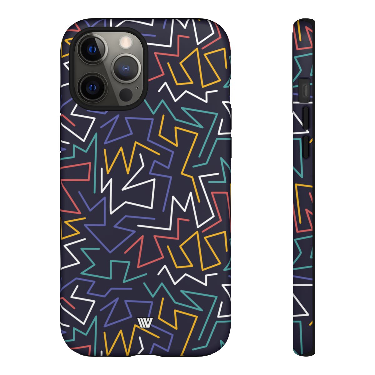 Tough Impact Resistant Phone Case ZIGZAG NIGHT