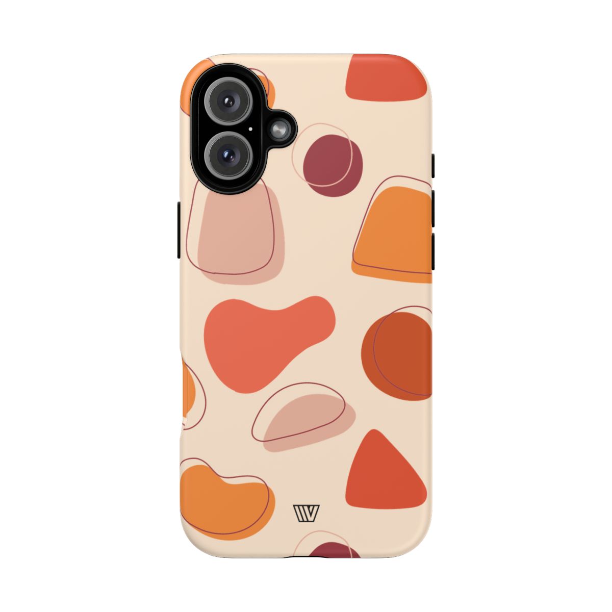 Tough Impact-Resistant Phone Case with Dual Layer WARM SHAPES