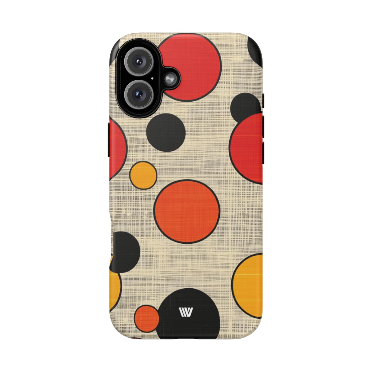 Tough Phone Case Mid-Century Dots Protective Cover