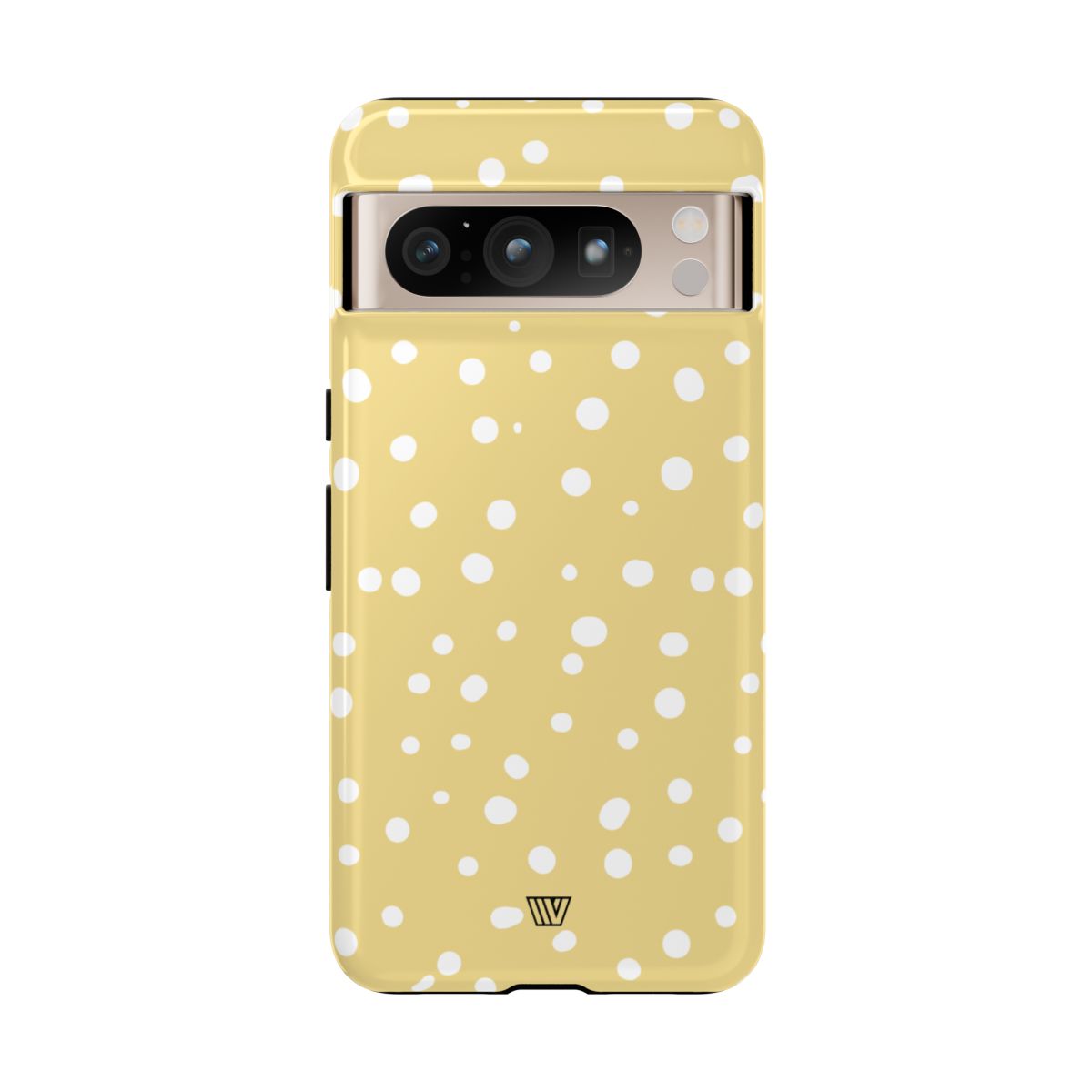 Muted Yellow Dots Tough Phone Case with Impact-Resistant Design