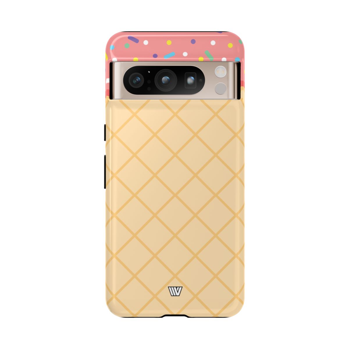 Ice Cream Cone Tough Phone Case Dual-Layer Protection