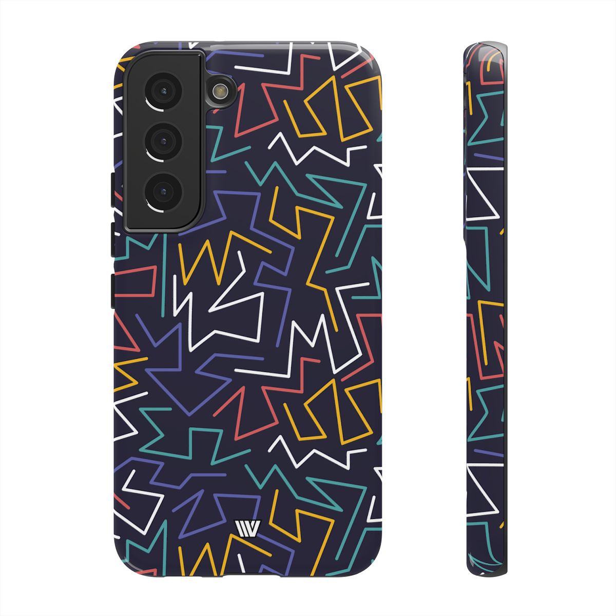 Tough Impact Resistant Phone Case ZIGZAG NIGHT