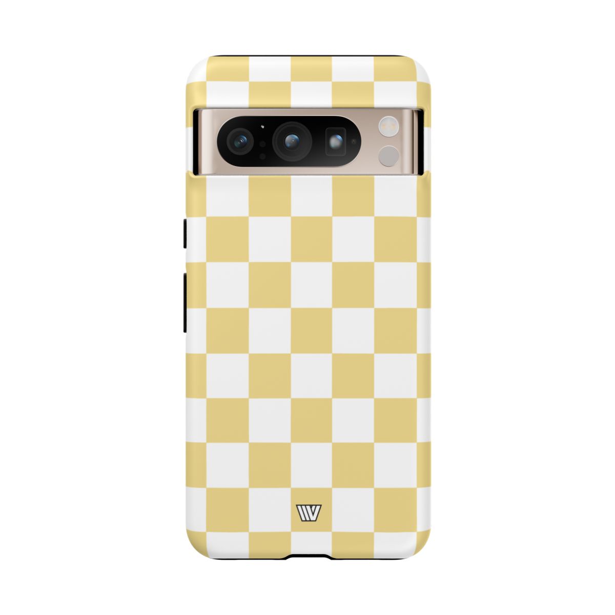 Banana Yellow Checkerboard Tough Phone Case