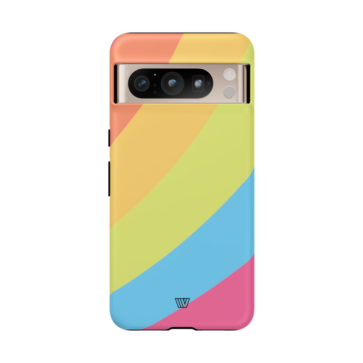 Neon Rainbow Tough Phone Case Dual-Layer Protective Shell