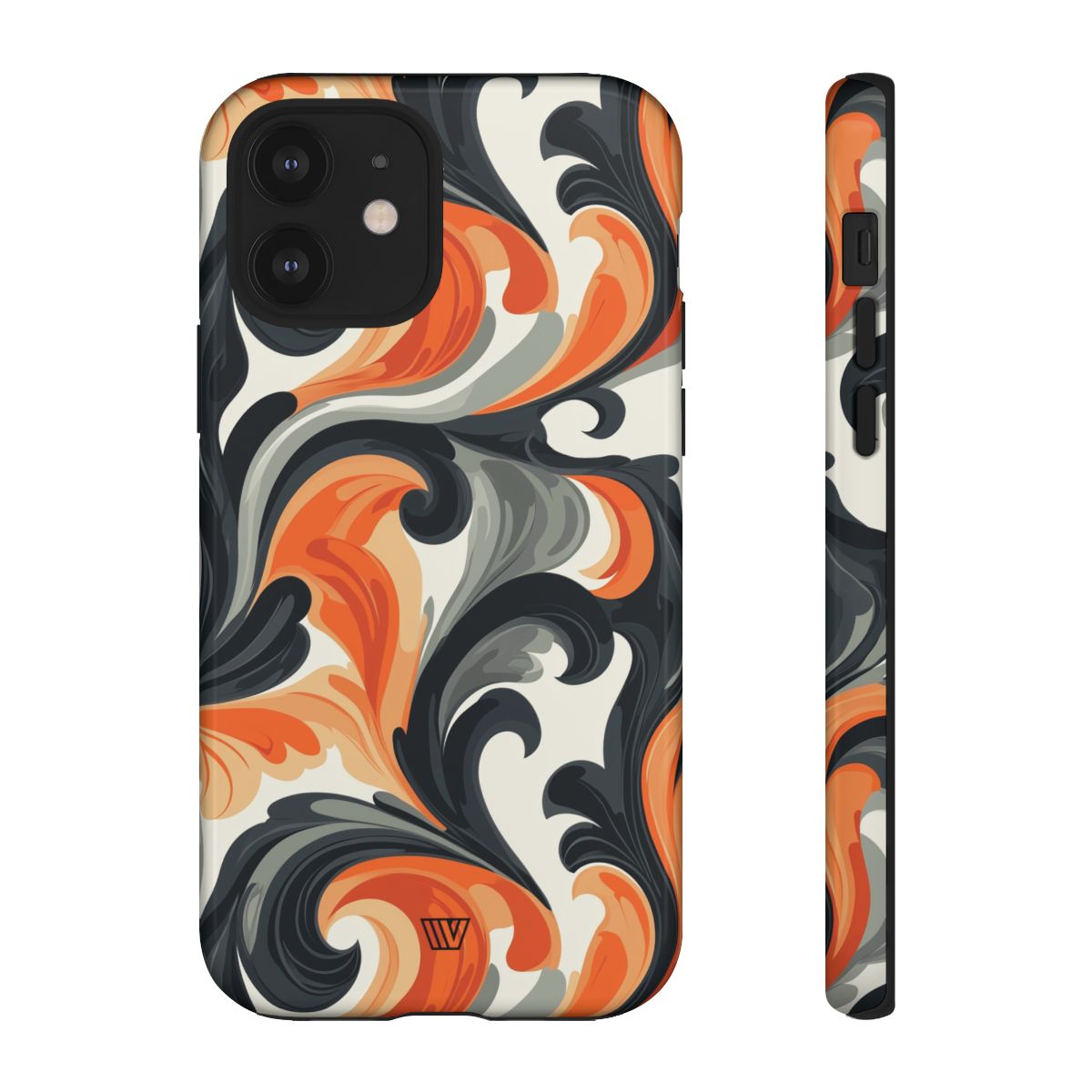 Tough Phone Case Baroque Swirl Polycarbonate Shell Trovvve