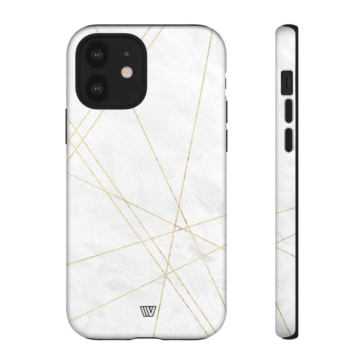 Tough Phone Case Impact Resistant Dual-Layer Shell GOLD LINES