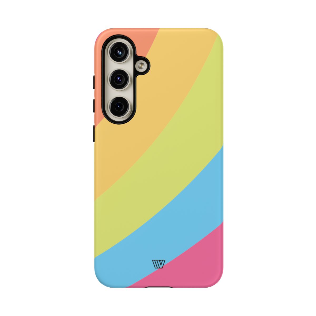 Neon Rainbow Tough Phone Case Dual-Layer Protective Shell
