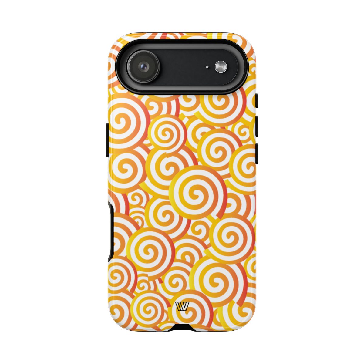 Abstract Spiral Orange Tough Phone Case