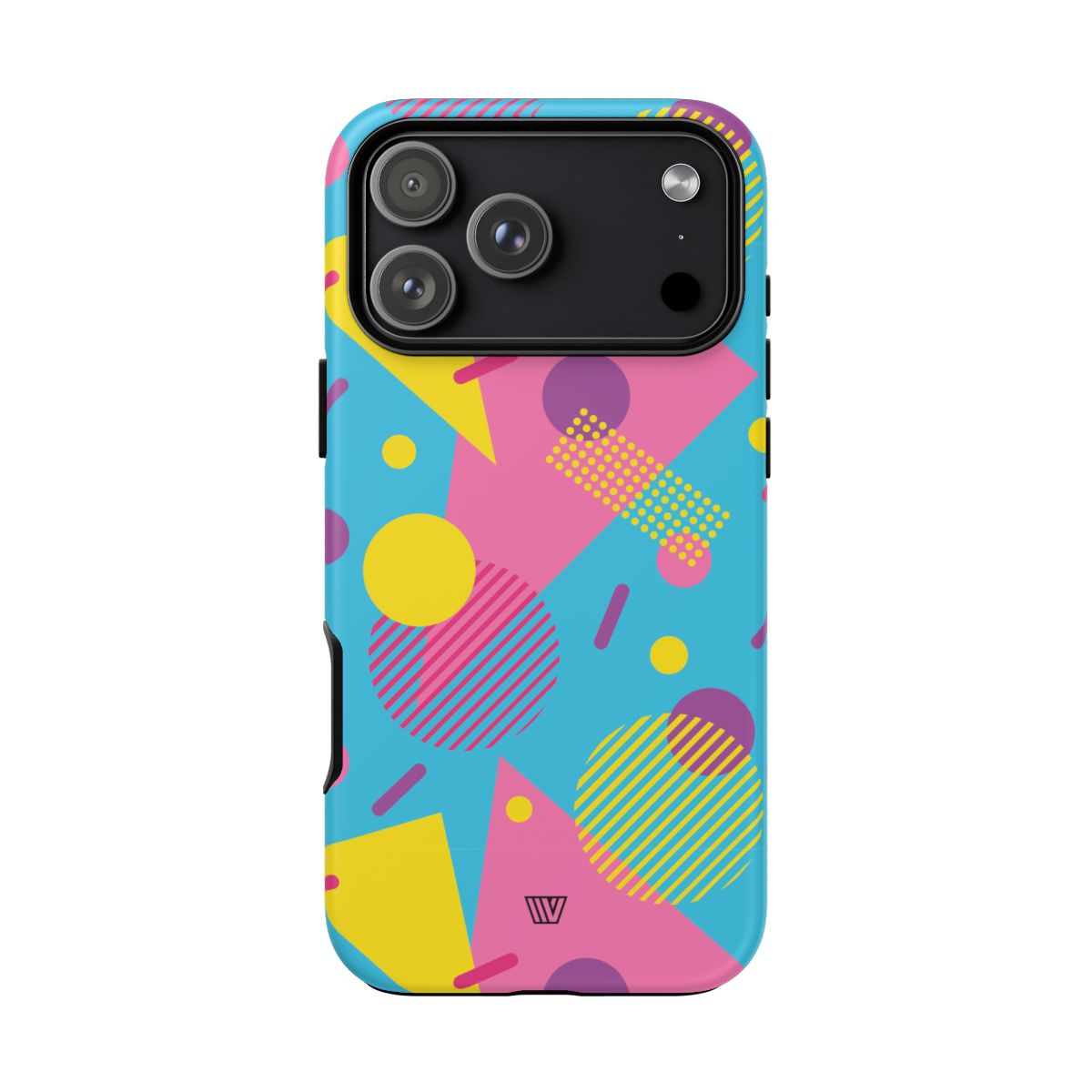 Retro Pattern Light Blue Tough Phone Case