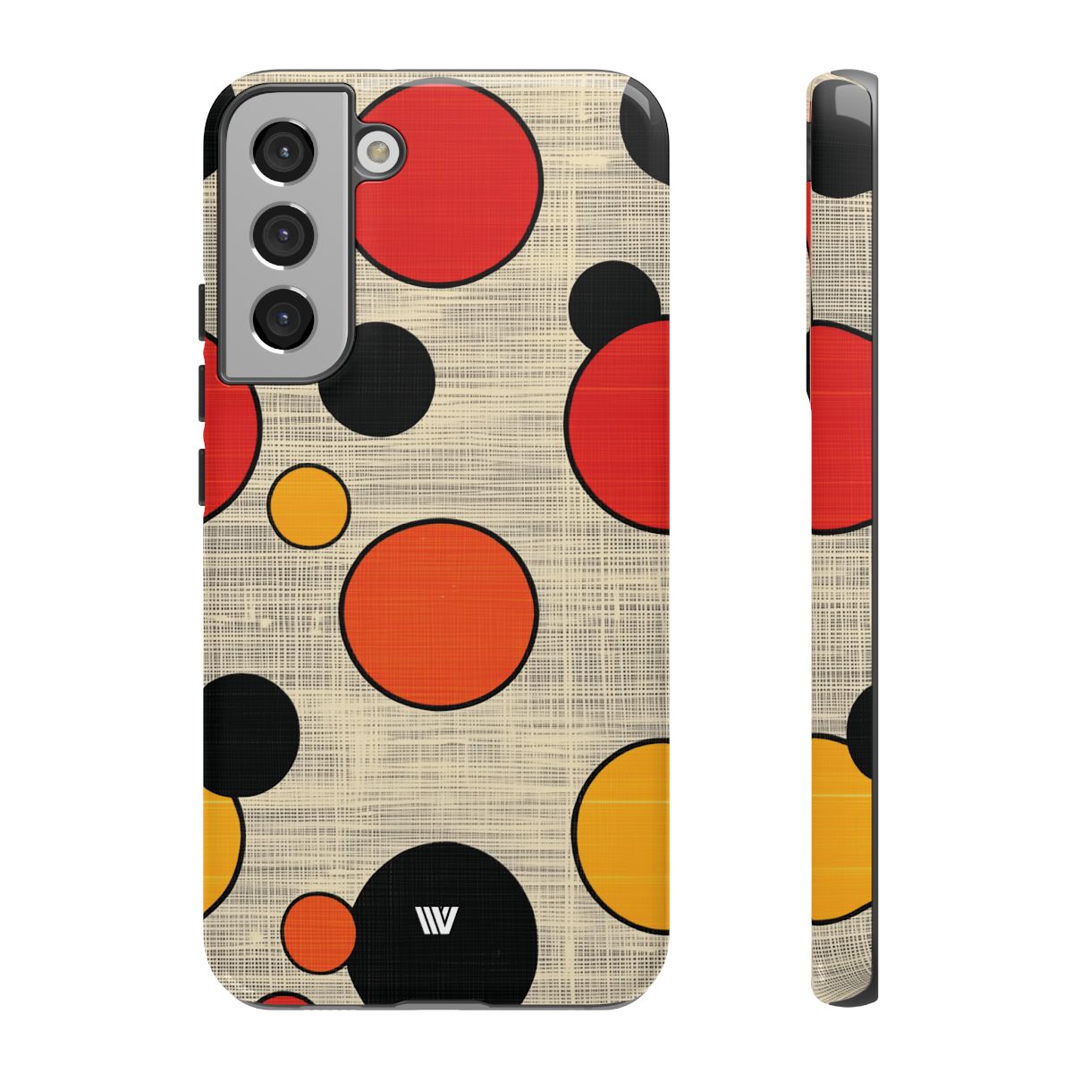 Tough Phone Case Mid-Century Dots Protective Cover