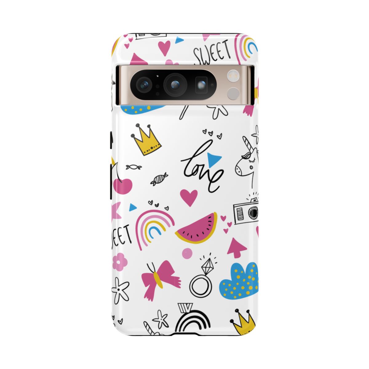 Tough Impact Resistant Phone Case SWEET LOVE