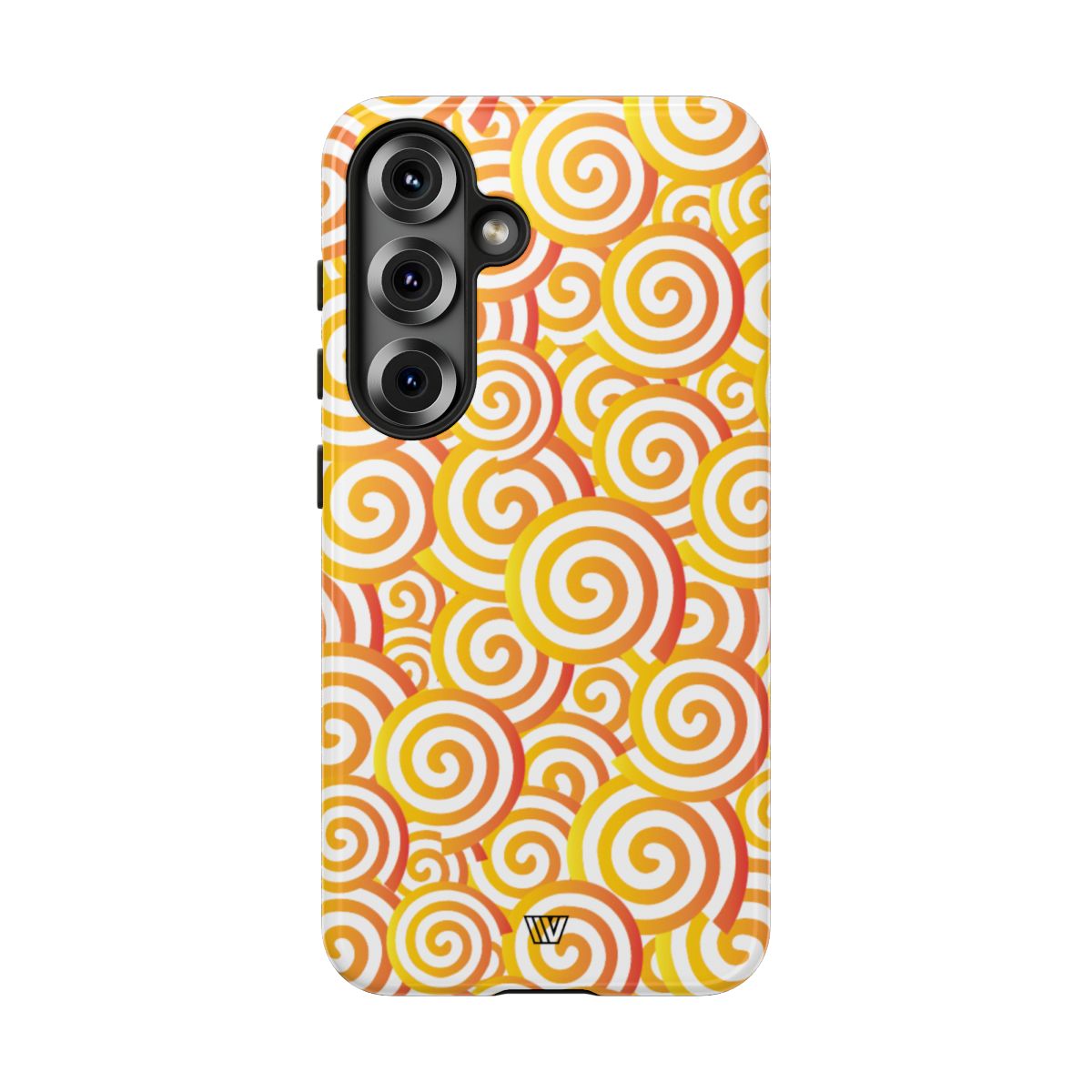 Abstract Spiral Orange Tough Phone Case