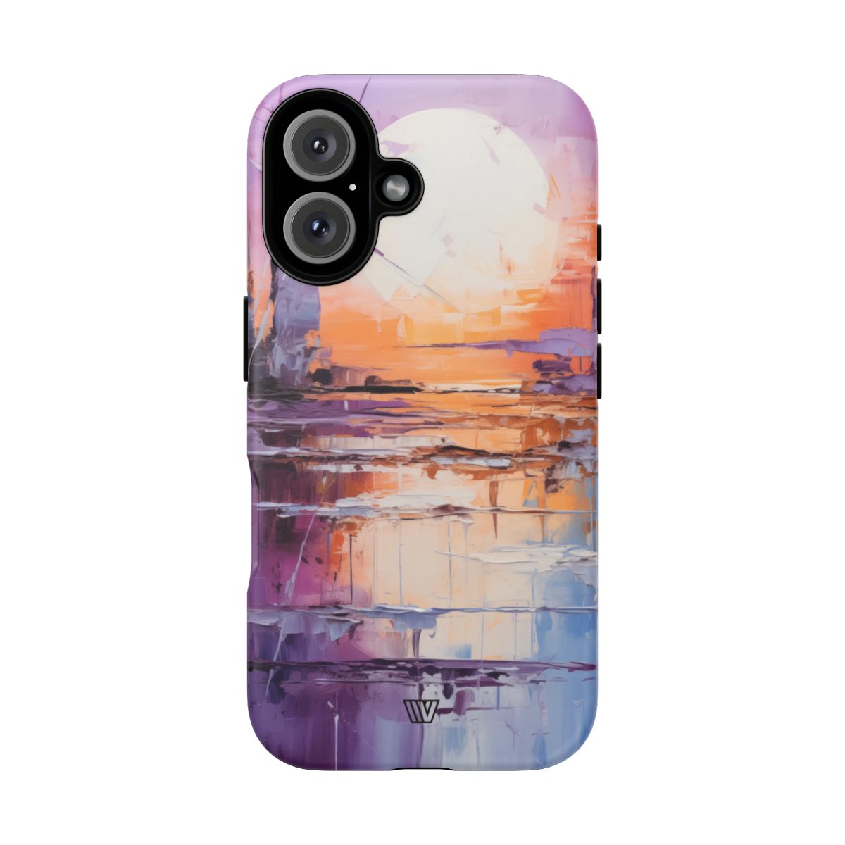 Acrylic Sunset Tough Phone Case Dual-Layer Protection