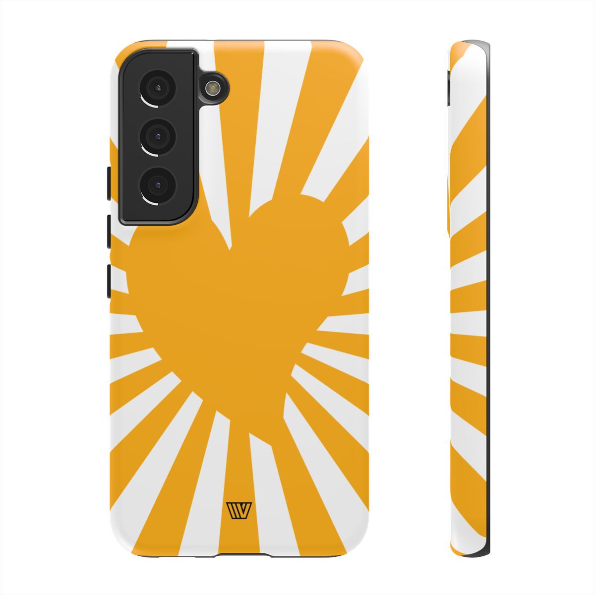 Heart Sun Rays Tough Phone Case with Impact Resistance