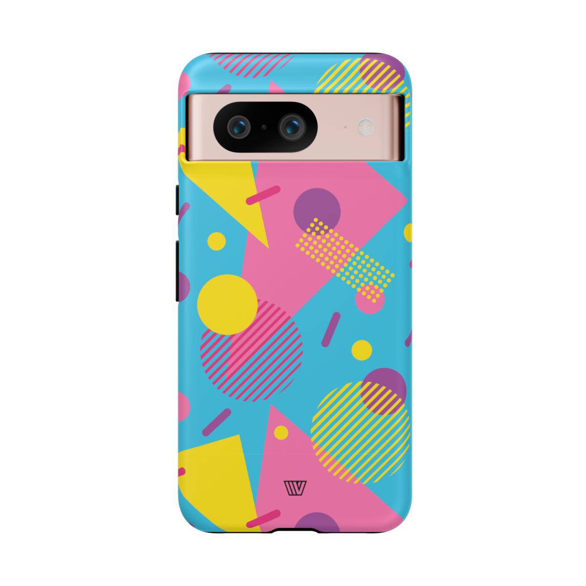 Retro Pattern Light Blue Tough Phone Case