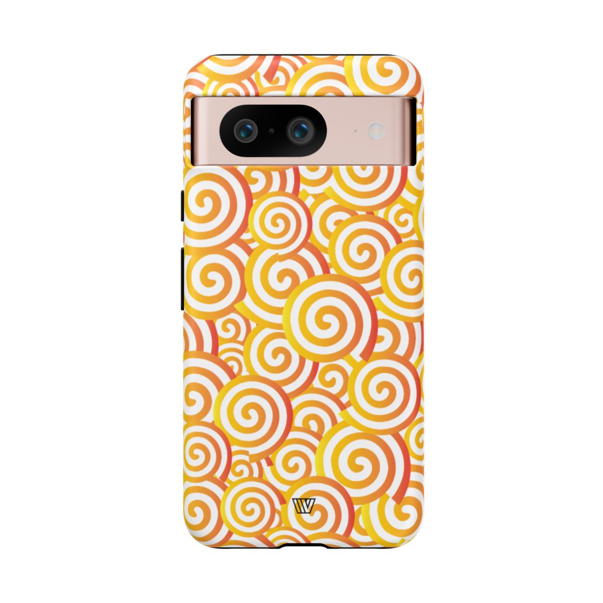 Abstract Spiral Orange Tough Phone Case