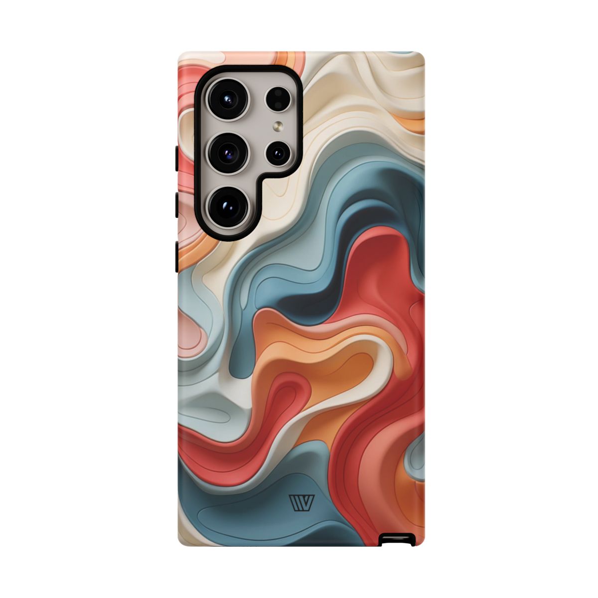 3D Colorful Clay Tough Phone Case