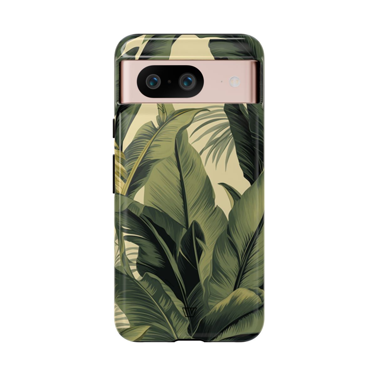 Tropical Leaves Tough Phone Case Dual-Layer Protection