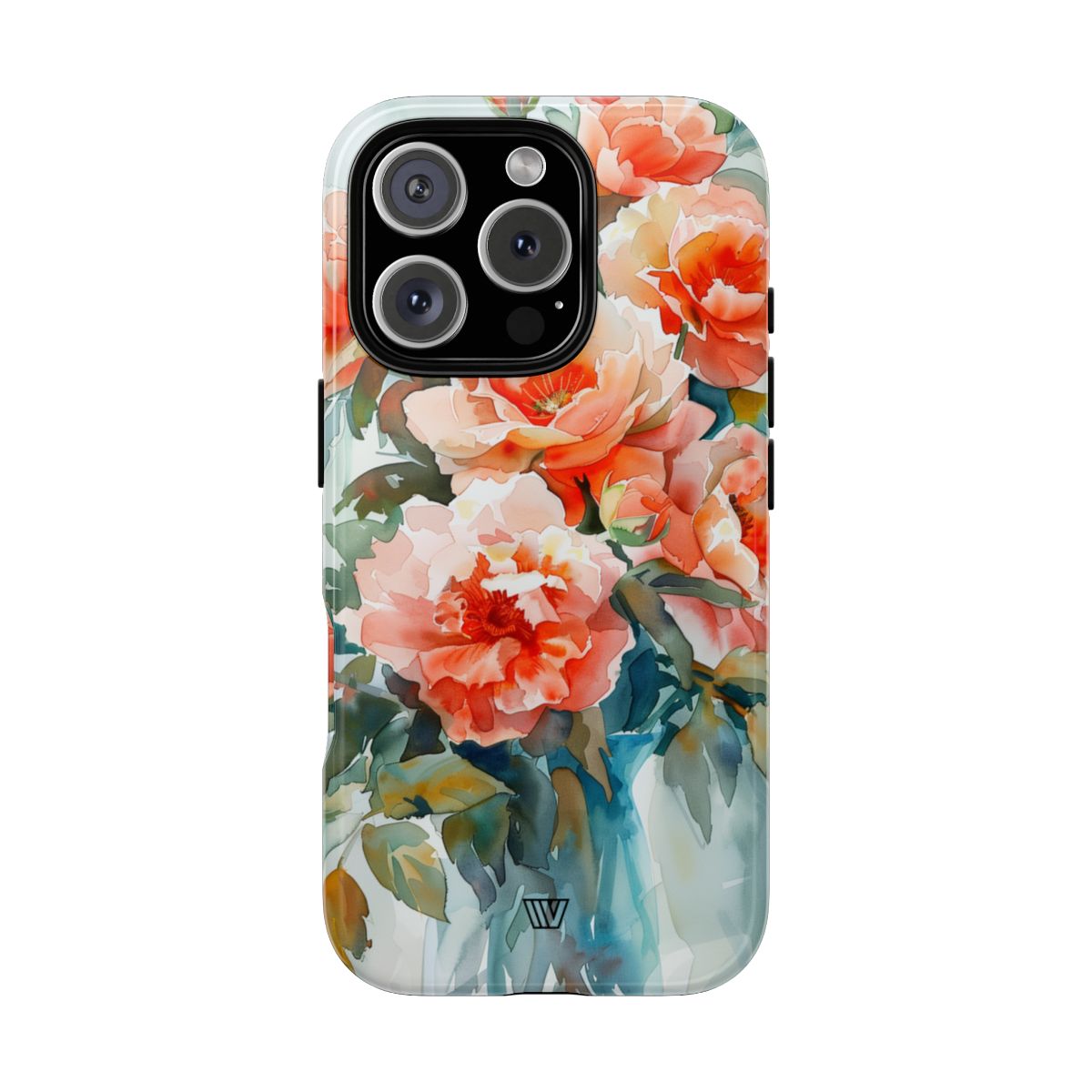 Tough Phone Case Dual-Layer Impact Resistant PEONY DREAMS