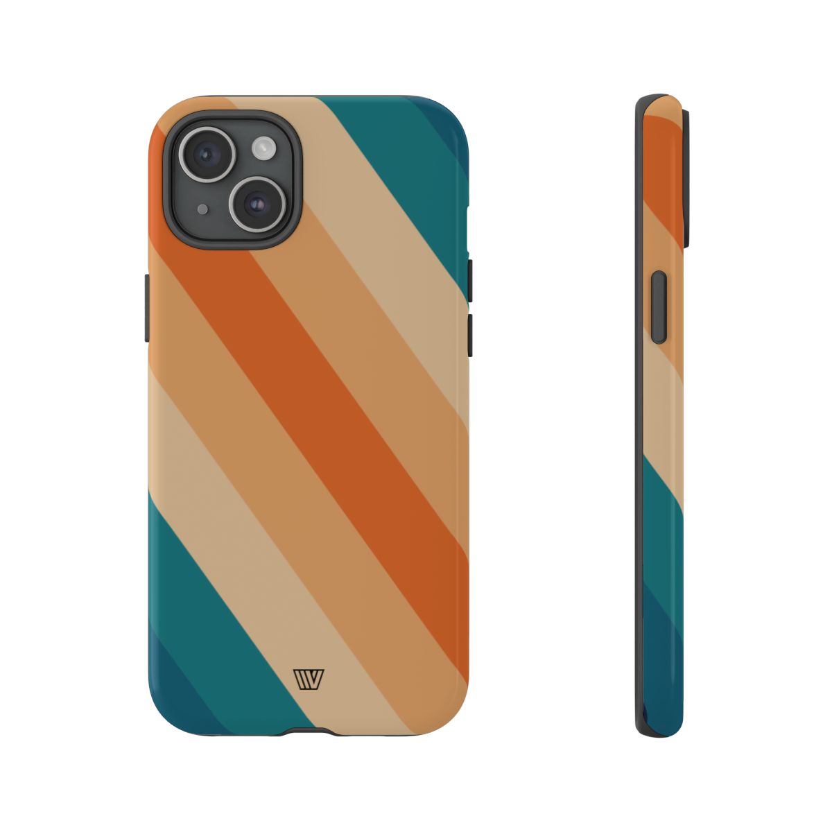 Retro Stripe Tough Phone Case 70s Style