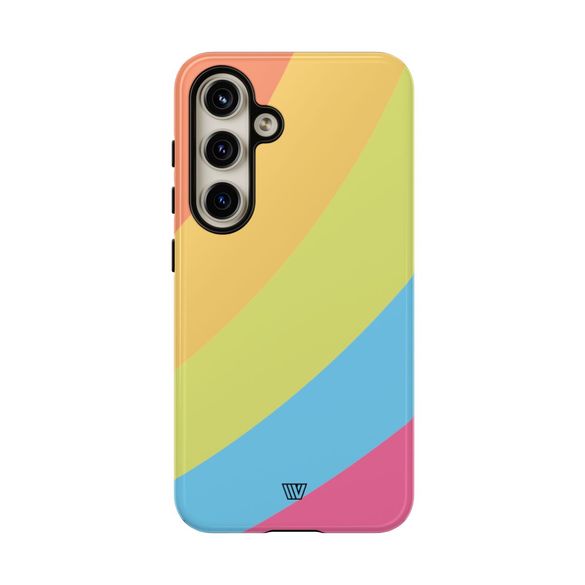 Neon Rainbow Tough Phone Case Dual-Layer Protective Shell