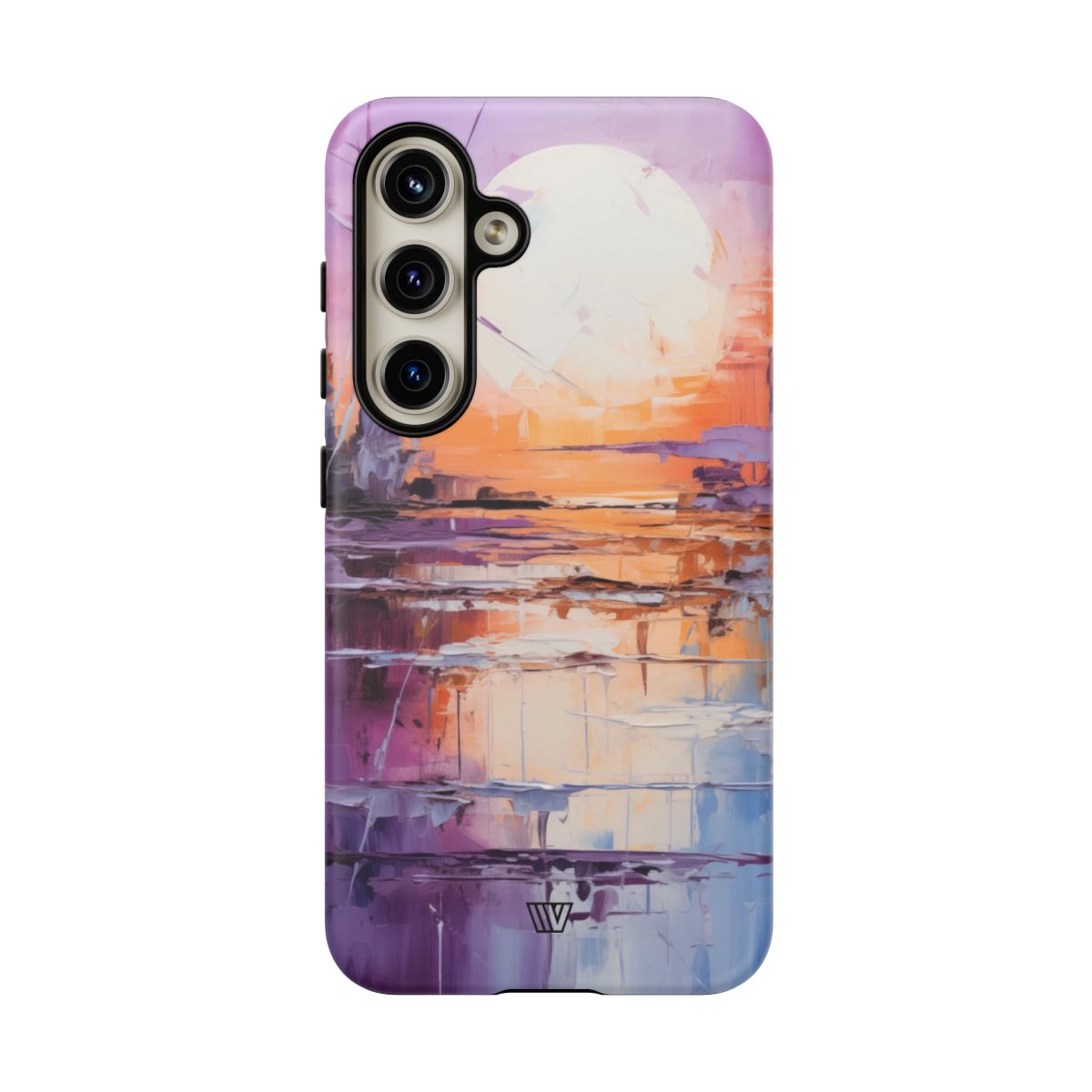 Acrylic Sunset Tough Phone Case Dual-Layer Protection